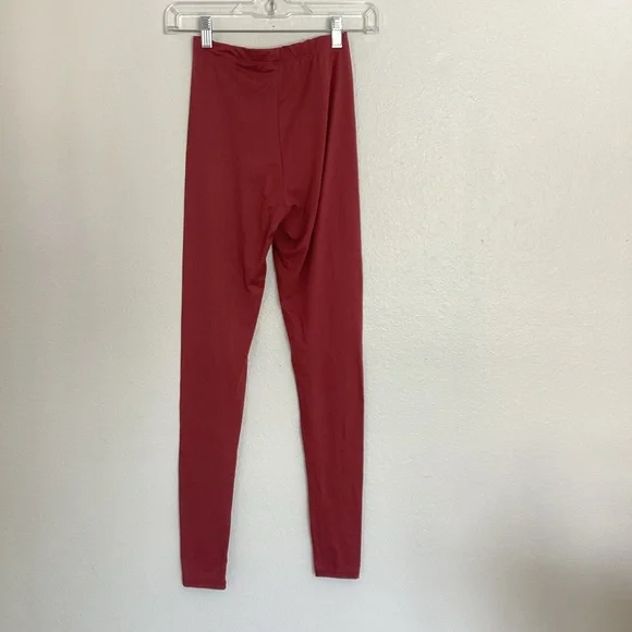 NEW Fashion Nova Don’t Get It Twisted Pants / Leggings in Mauve / Pinkish Red - Picture 7 of 8